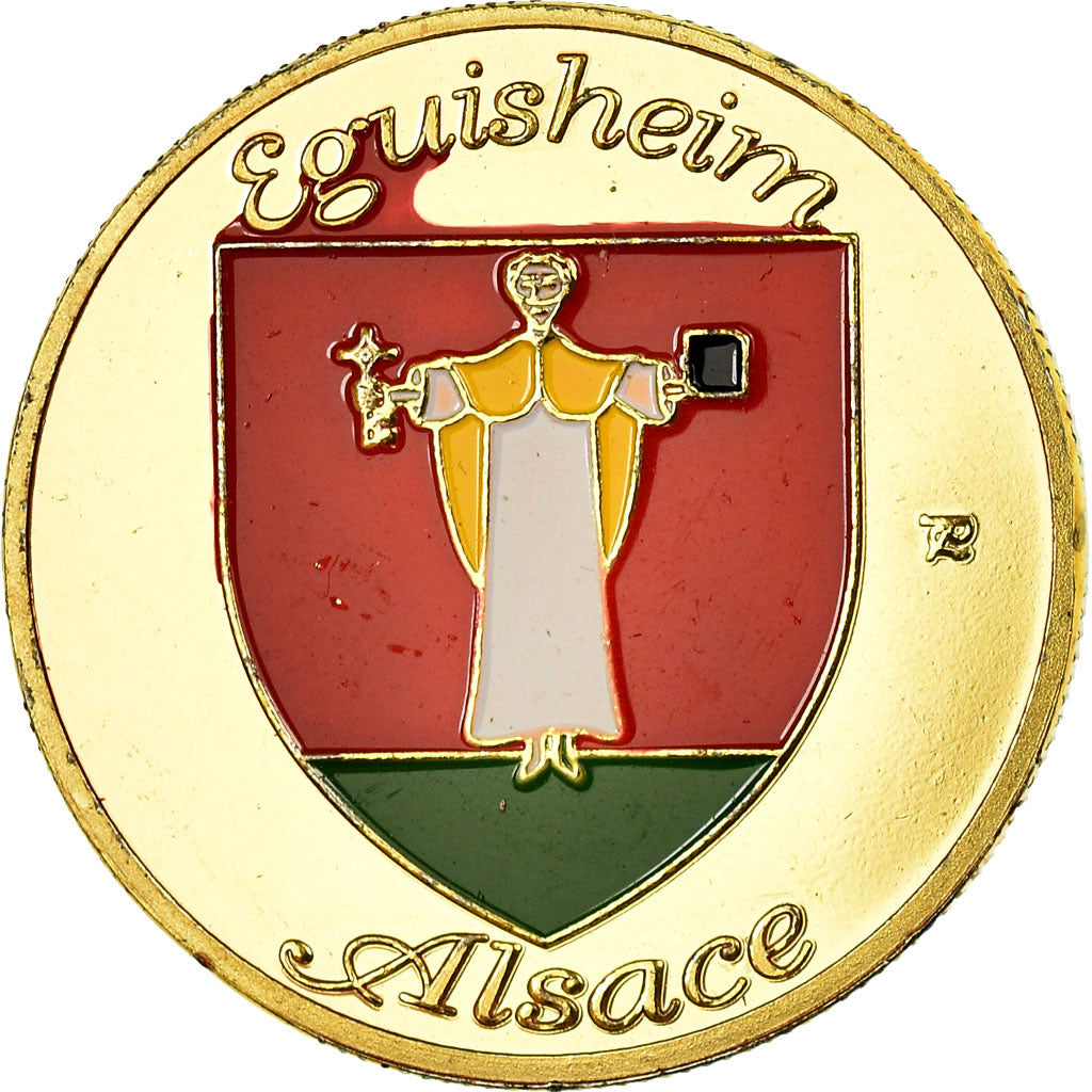 Francia, Token, Jetón turístico, Eguisheim - le pigeonnier, Souvenirs et