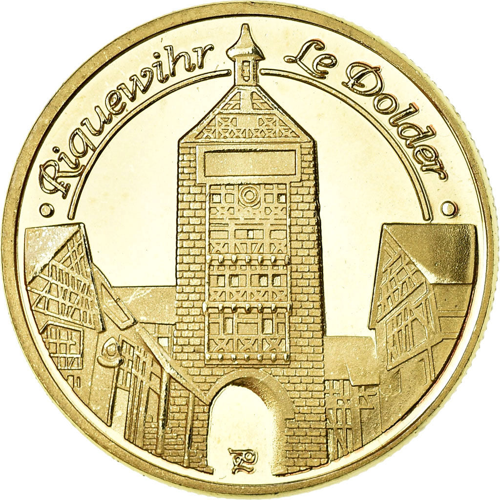 Francia, Token, Jetón turístico, Riquewihr - Tour du Dolder, Souvenirs et