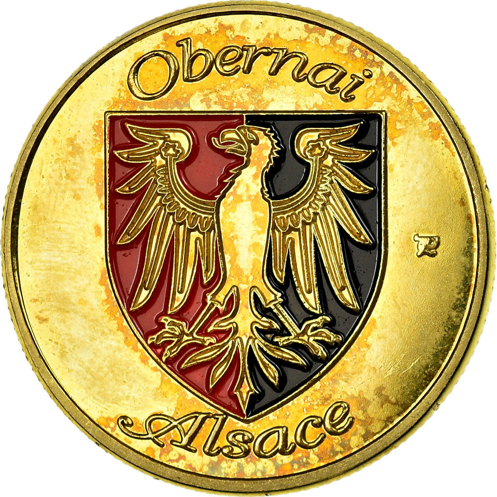 France, Token, Touristic token, Obernai - La place du marché, Souvenirs et