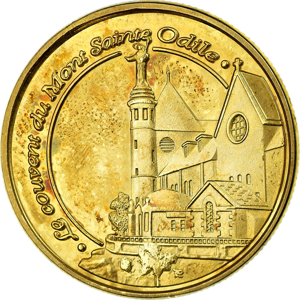 France, Token, Touristic token, Alsace - Mont Sainte-Odile - le couvent