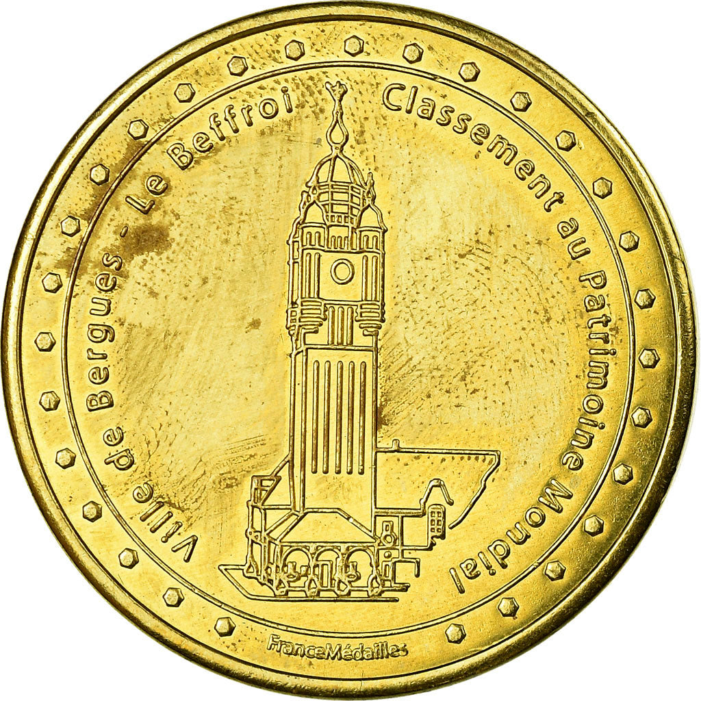 Frankreich, Token, Tourist Token, Unesco, Bergues, Arts & Culture, 2005, UNZ