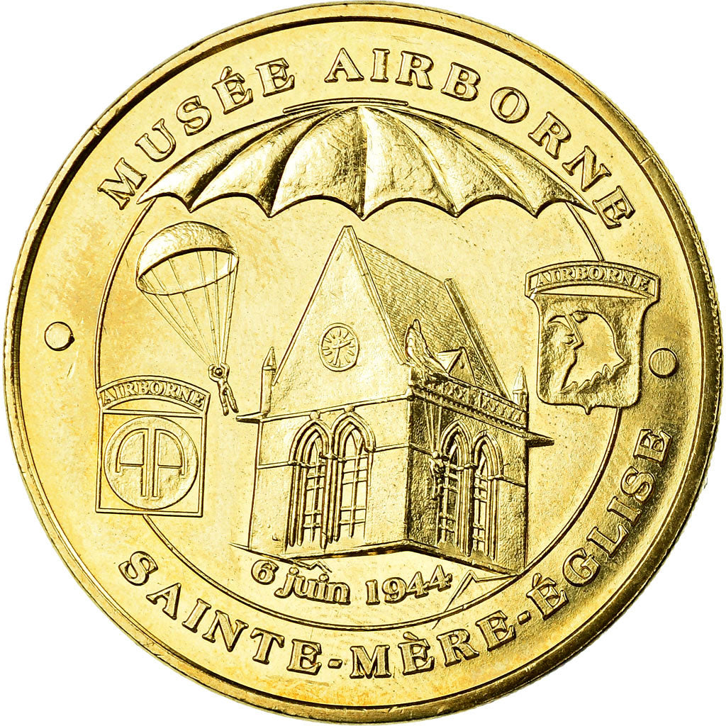 France, Token, Touristic token, Sainte-Mère-l'Eglise - Musée Airbone, Arts &