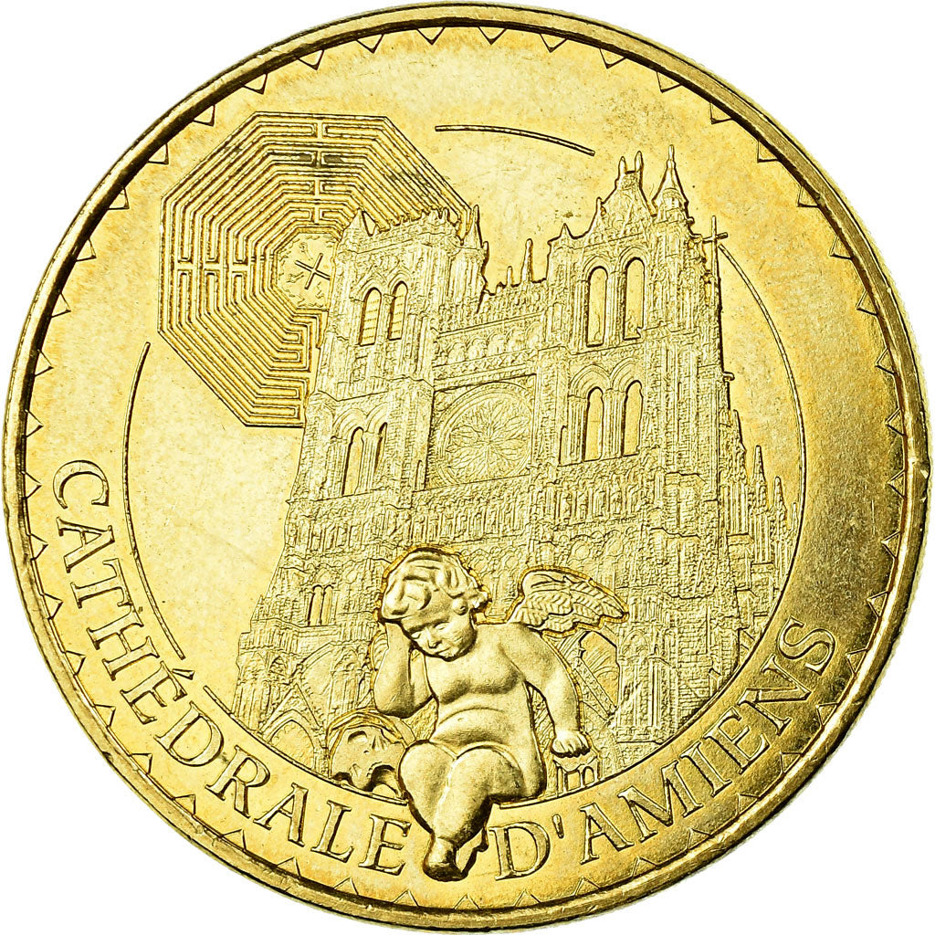 France, Jeton, Jeton Touristique, Amiens - Cathédrale n°2, Arts & Culture
