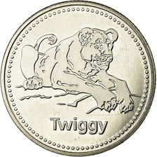 Germany, Token, Touristic token, Karlsruhe - Zoofreunde - Twiggy, Arts &