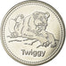 Germany, Token, Touristic token, Karlsruhe - Zoofreunde - Twiggy, Arts &