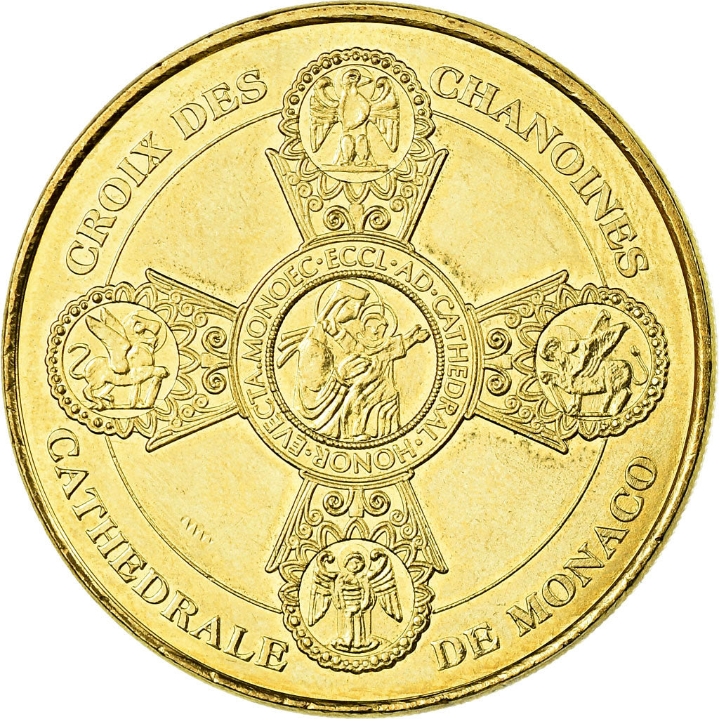 France, Token, Touristic token, Monaco - Cathédrale n°4, 2012, MDP, EF(40-45)