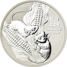 Coin, Australia, Année de la souris, Dollar, 2020, Royal Australian Mint