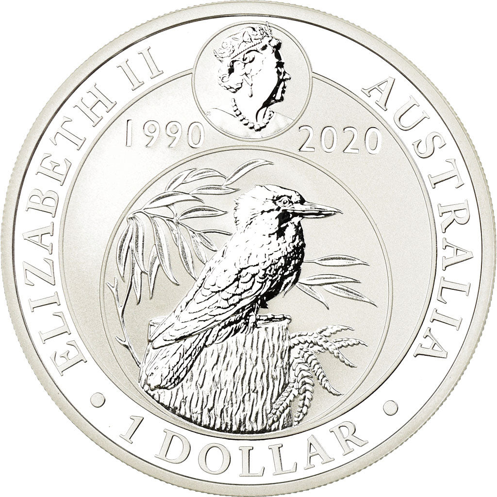 Coin, Australia, Kookaburra - 30ème anniversaire, Dollar, 2020, Royal