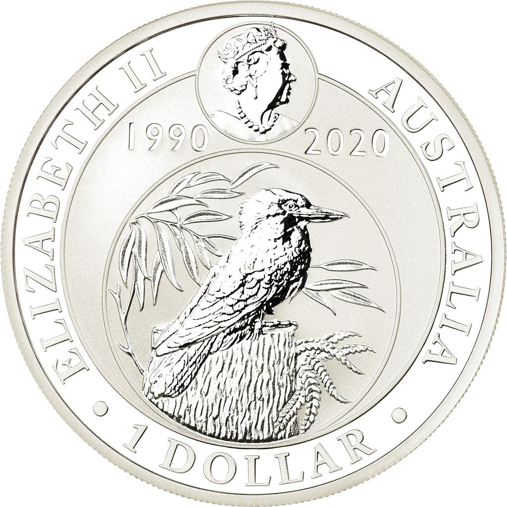 Coin, Australia, Kookaburra - 30ème anniversaire, Dollar, 2020, Royal