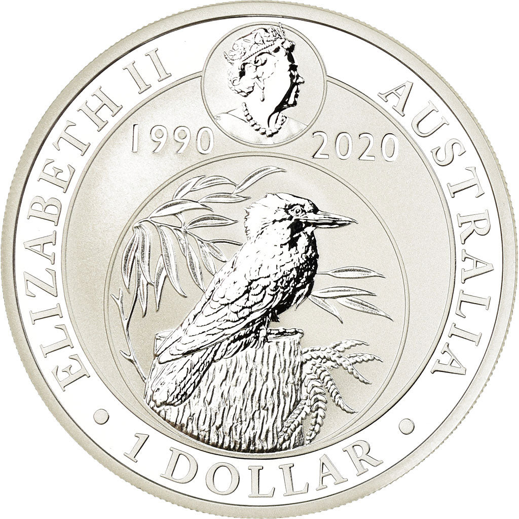 Coin, Australia, Kookaburra - 30ème anniversaire, Dollar, 2020, Royal