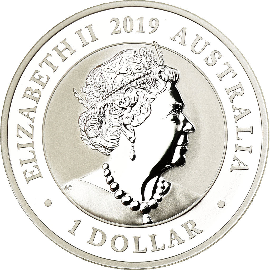 Moneta, Australia, Oiseau du Paradis, Dollar, 2019, Royal Australian Mint