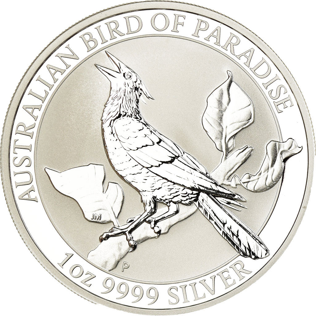 Münze, Australien, Oiseau du Paradis, Dollar, 2019, Royal Australian Mint