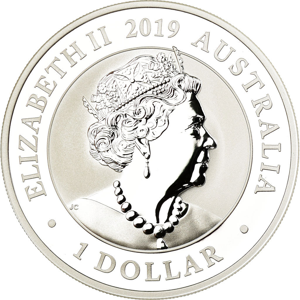 Münze, Australien, Oiseau du Paradis, Dollar, 2019, Royal Australian Mint