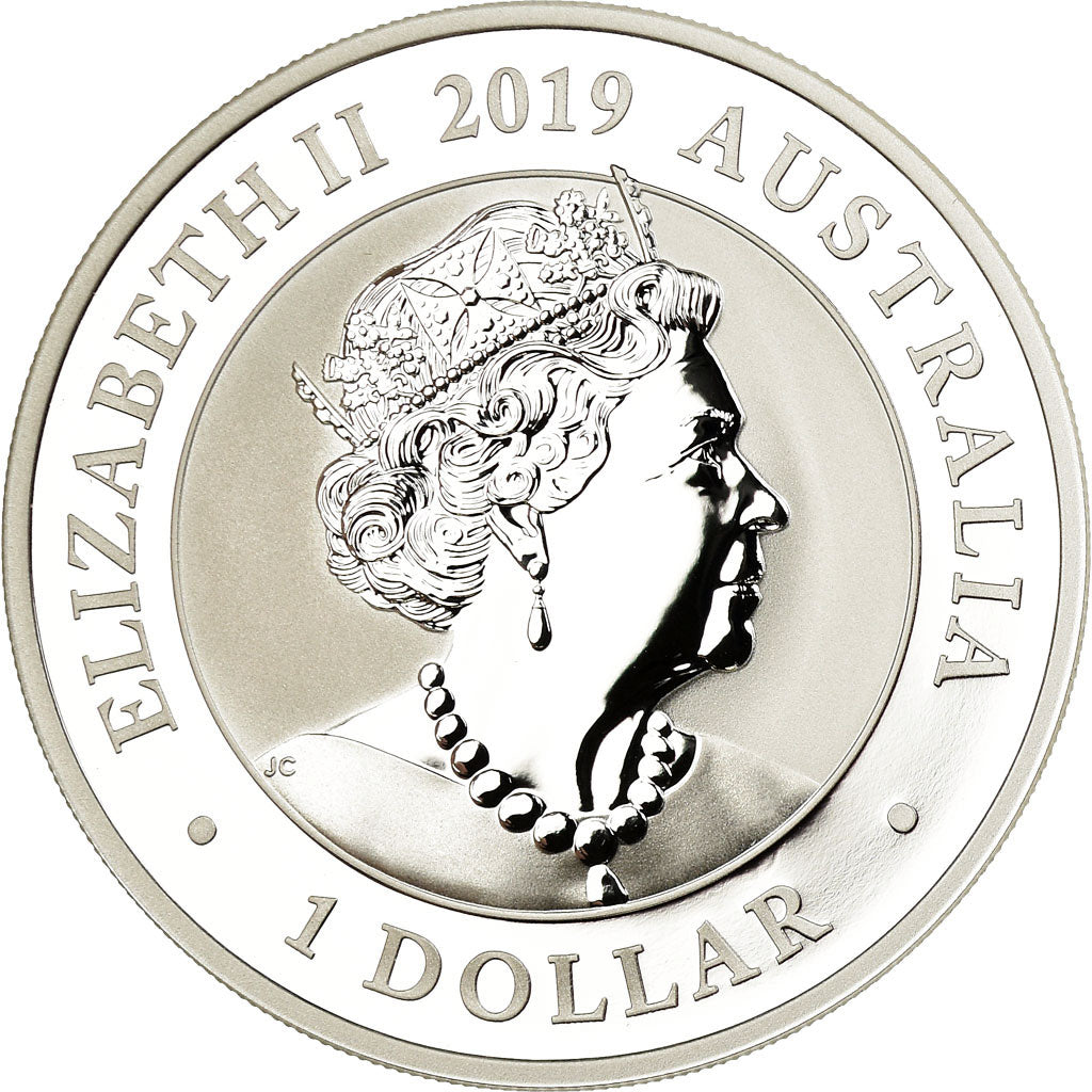Moneta, Australia, Oiseau du Paradis, Dollar, 2019, Royal Australian Mint