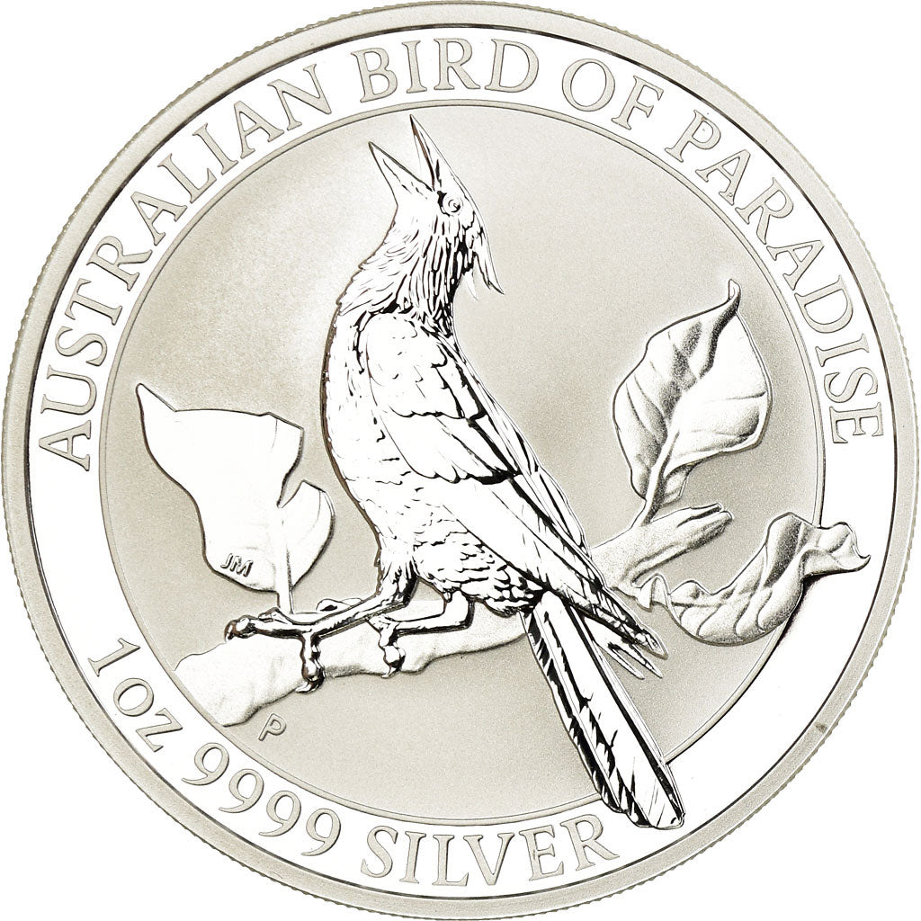 Münze, Australien, Oiseau du Paradis, Dollar, 2019, Royal Australian Mint
