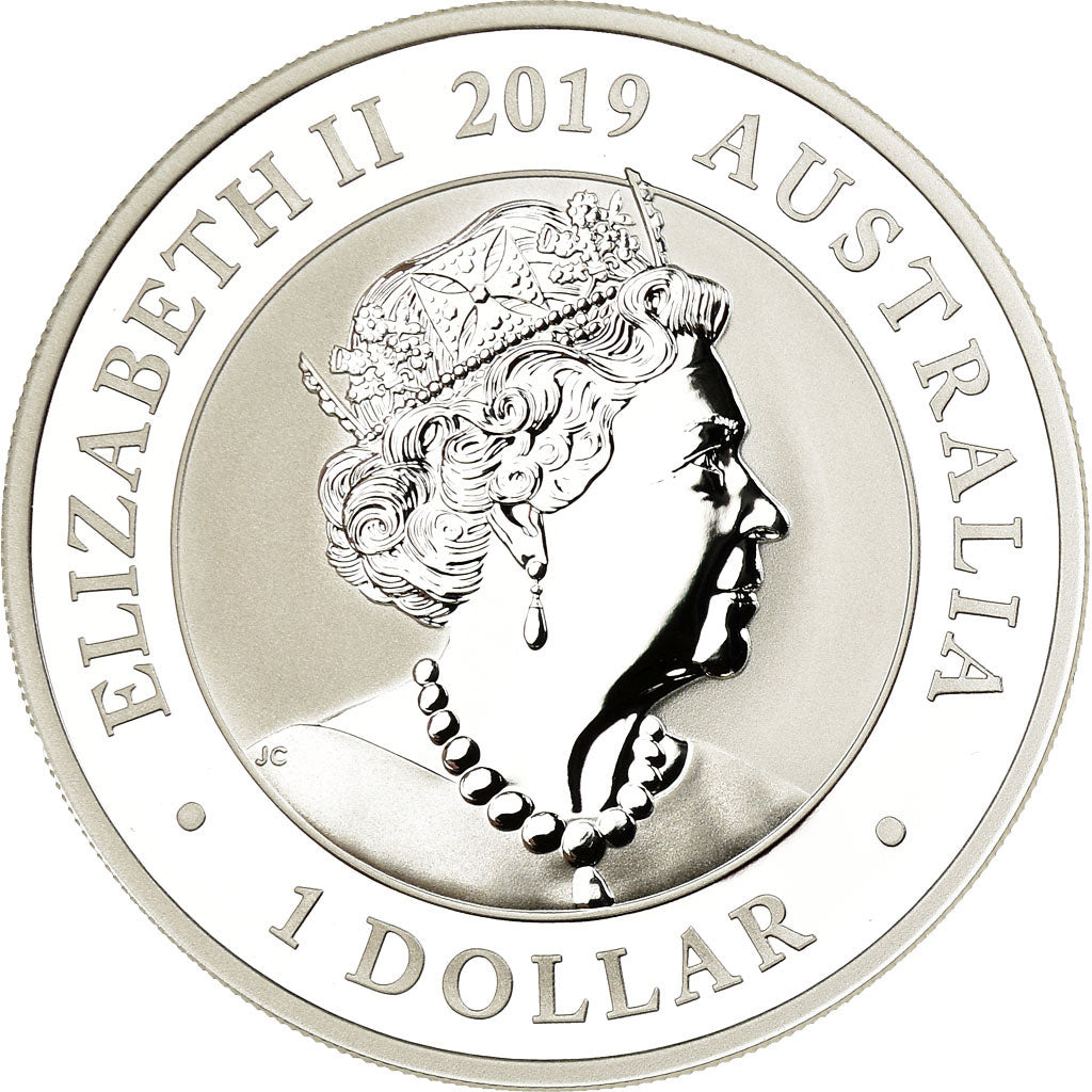 Münze, Australien, Oiseau du Paradis, Dollar, 2019, Royal Australian Mint