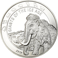 Coin, Ghana, Géants de l'Age de Glace - Mamouth, 5 Cedis, 2019, Proof