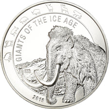 Coin, Ghana, Géants de l'Age de Glace - Mamouth, 5 Cedis, 2019, Proof