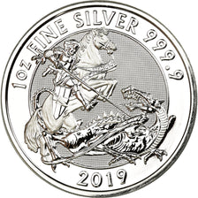 Moneta, Gran Bretagna, Silver Valiant, 2 Pounds, 2019, Proof, FDC, Argento
