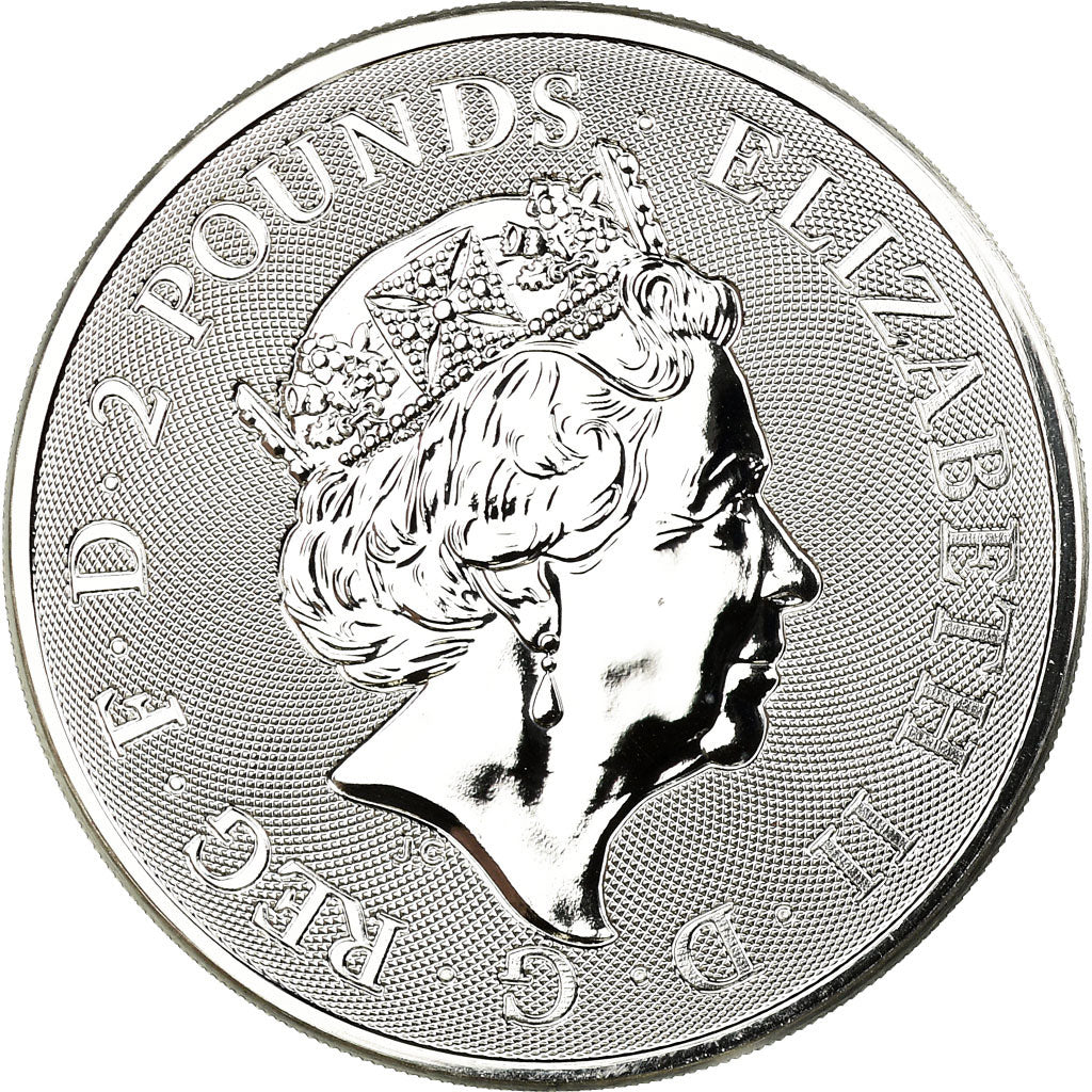 Moneta, Gran Bretagna, Silver Valiant, 2 Pounds, 2019, Proof, FDC, Argento