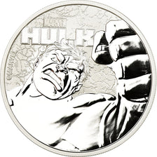 Moneta, Tuvalu, Hulk, Dollar, 2019, British Royal Mint, Proof, FDC, Argento