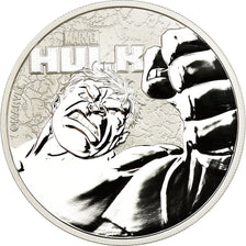 Moneta, Tuvalu, Hulk, Dollar, 2019, British Royal Mint, Proof, FDC, Argento