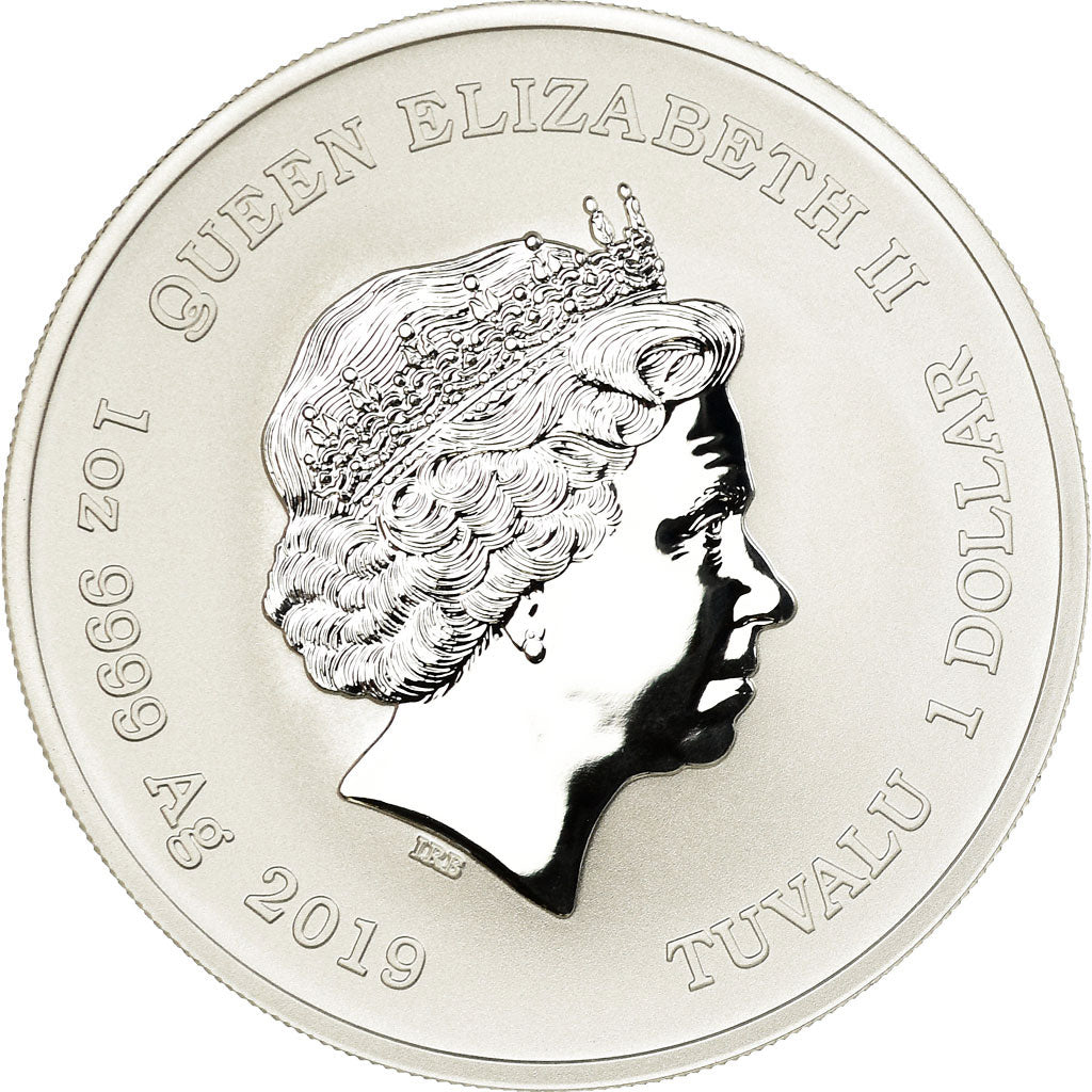 Moneta, Tuvalu, Hulk, Dollar, 2019, British Royal Mint, Proof, FDC, Argento