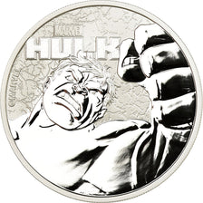 Moneta, Tuvalu, Hulk, Dollar, 2019, British Royal Mint, Proof, FDC, Argento