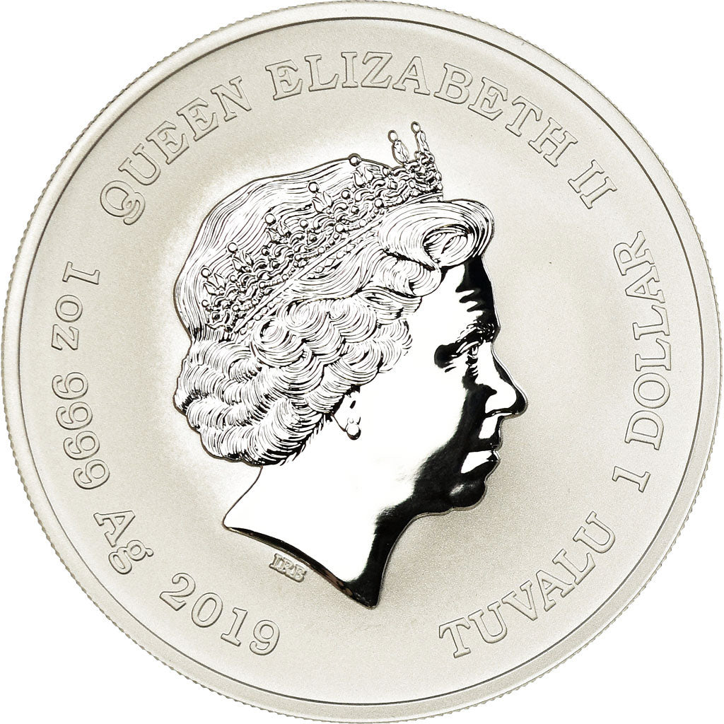 Moneta, Tuvalu, Hulk, Dollar, 2019, British Royal Mint, Proof, FDC, Argento
