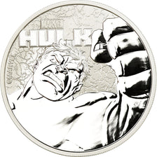 Moneta, Tuvalu, Hulk, Dollar, 2019, British Royal Mint, Proof, FDC, Argento