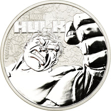Münze, Tuvalu, Hulk, Dollar, 2019, British Royal Mint, Proof, STGL, Silber