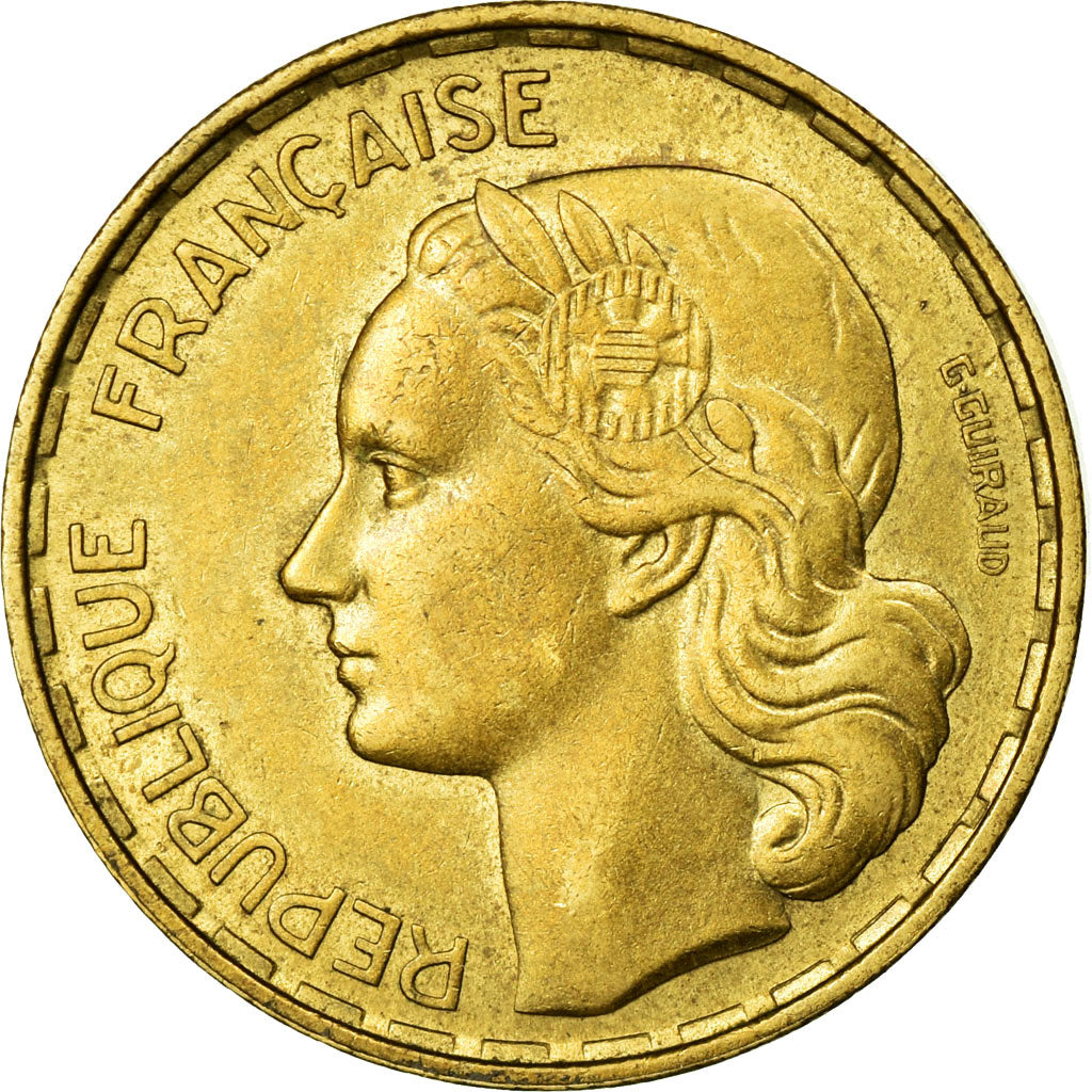 Monnaie, France, Guiraud, 50 Francs, 1953, Paris, SUP, Aluminum-Bronze