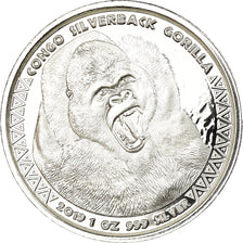 Moneta, Repubblica del Congo, Gorille à dos argenté, 5000 Francs CFA, 2019