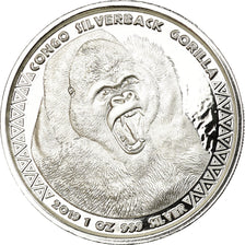 Moneta, Republika Konga, Congo Silverback Gorilla, 5000 Francs CFA, 2019, Proof