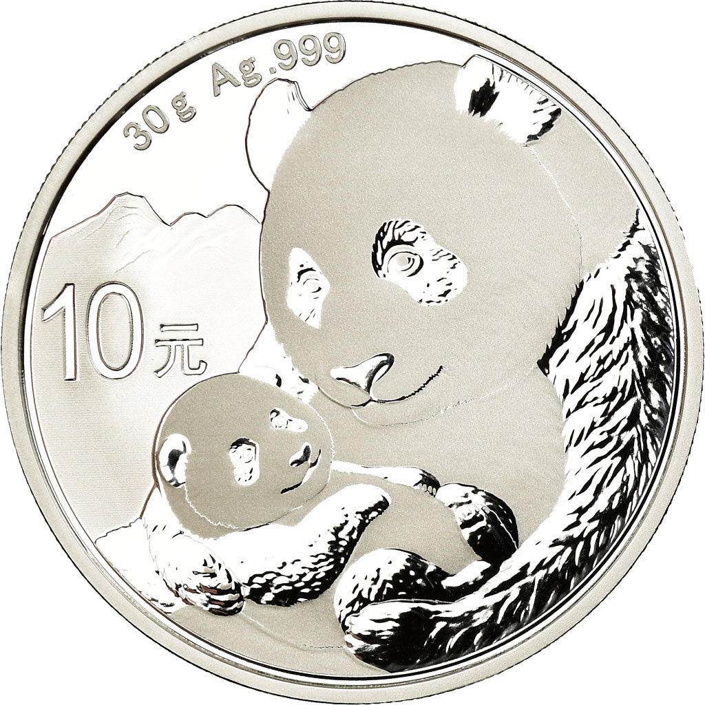 Coin, CHINA, PEOPLE'S REPUBLIC, Panda, 10 Yüan, 2019, Proof, MS(65-70), Silver