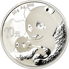 Coin, CHINA, PEOPLE'S REPUBLIC, Panda, 10 Yüan, 2019, Proof, MS(65-70), Silver