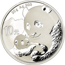 Monnaie, CHINA, PEOPLE'S REPUBLIC, Panda, 10 Yüan, 2019, Proof, FDC, Argent