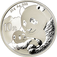 Coin, CHINA, PEOPLE'S REPUBLIC, Panda, 10 Yüan, 2019, Proof, MS(65-70), Silver