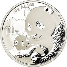 Coin, CHINA, PEOPLE'S REPUBLIC, Panda, 10 Yüan, 2019, Proof, MS(65-70), Silver