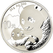 Coin, CHINA, PEOPLE'S REPUBLIC, Panda, 10 Yüan, 2019, Proof, MS(65-70), Silver