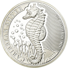 Moneta, Barbados, Hippocampe, Dollar, 2018, Franklin Mint, Proof, FDC, Argento