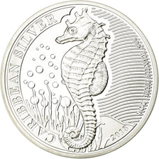 Coin, Barbados, Hippocampe, Dollar, 2018, Franklin Mint, Proof, MS(65-70)