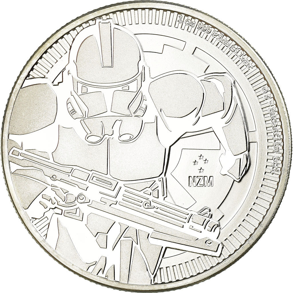 Moneta, Niue, Star Wars - Clone Trooper, 2 Dollars, 2019, Proof, FDC, Argento