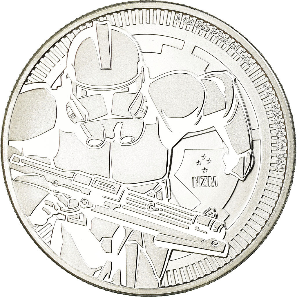 Moneta, Niue, Star Wars - Clone Trooper, 2 Dollars, 2019, Proof, MS(65-70)