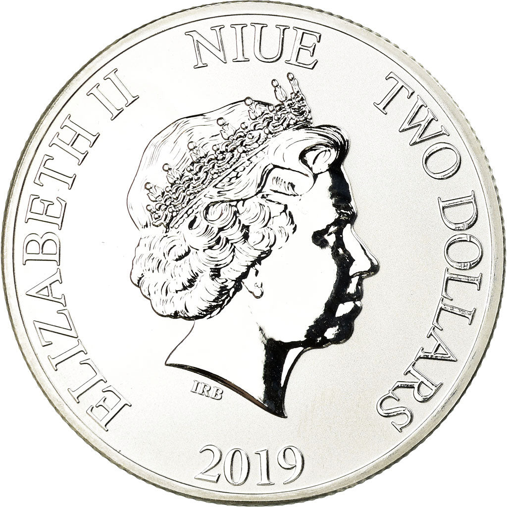 Moeda, Niuê, Star Wars - Clone Trooper, 2 Dollars, 2019, Proof, MS(65-70)