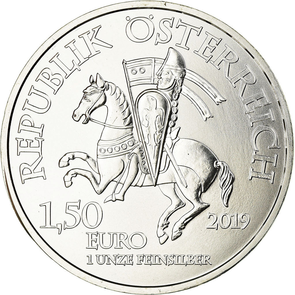 Austria, 1-1/2 Euro, Wiener Neustadt, 2019, Proof, MS(65-70), Silver, KM:New