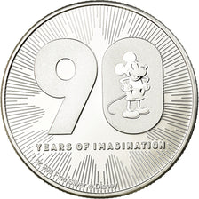 Münze, Niue, 90ème anniversaire de Mickey Mouse, 2 Dollars, 2018, Proof, STGL