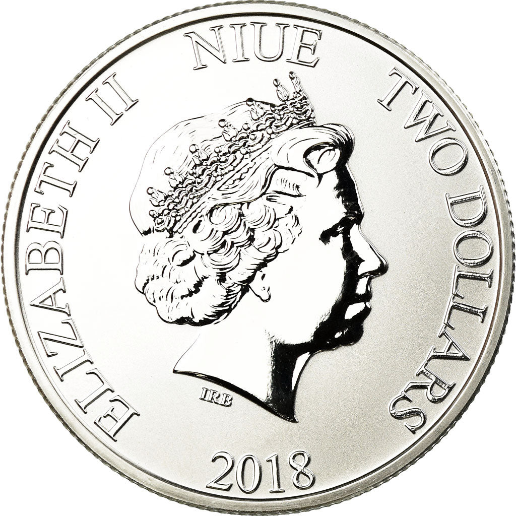 Münze, Niue, 90ème anniversaire de Mickey Mouse, 2 Dollars, 2018, Proof, STGL