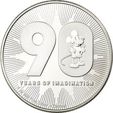 Moneta, Niue, 90ème anniversaire de Mickey Mouse, 2 Dollars, 2018, Proof, FDC
