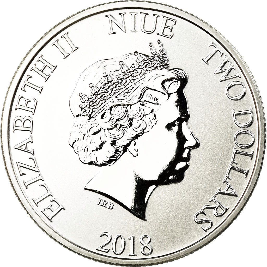 Moneta, Niue, 90ème anniversaire de Mickey Mouse, 2 Dollars, 2018, Proof, FDC